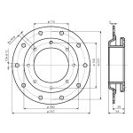 Redukcinis flanšas 225-150